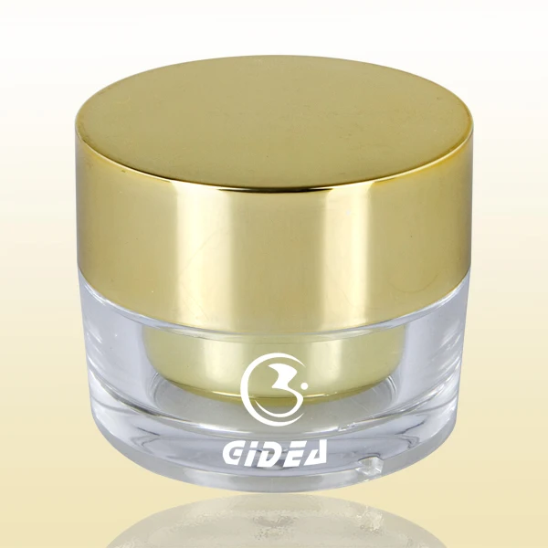 100ml 50ml 30ml 15ml Acrylic Round Cosmetic Cream  plastic  Jars