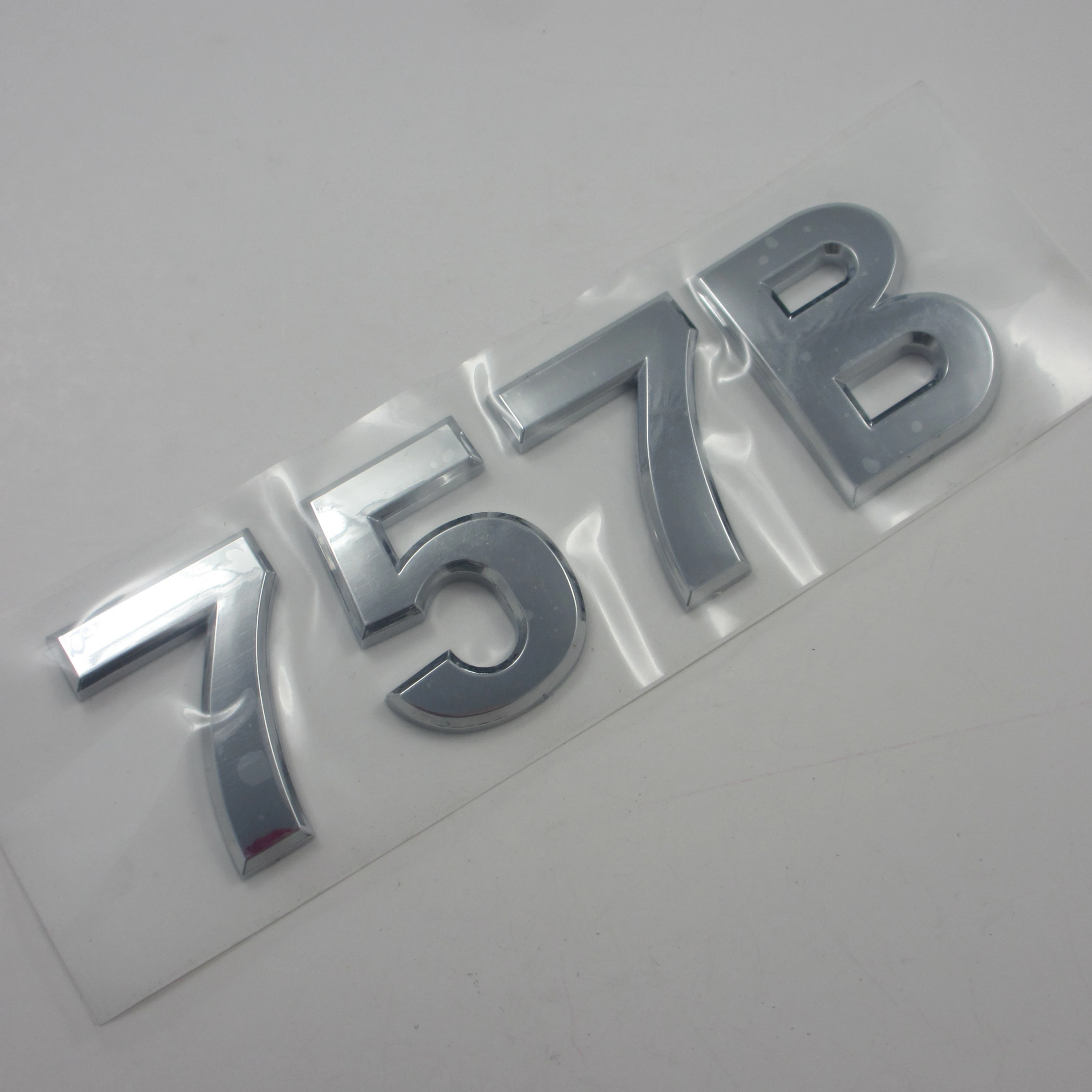 Custom self-adhesive chrome auto emblem ABS Chrome sticker label for decoration cars