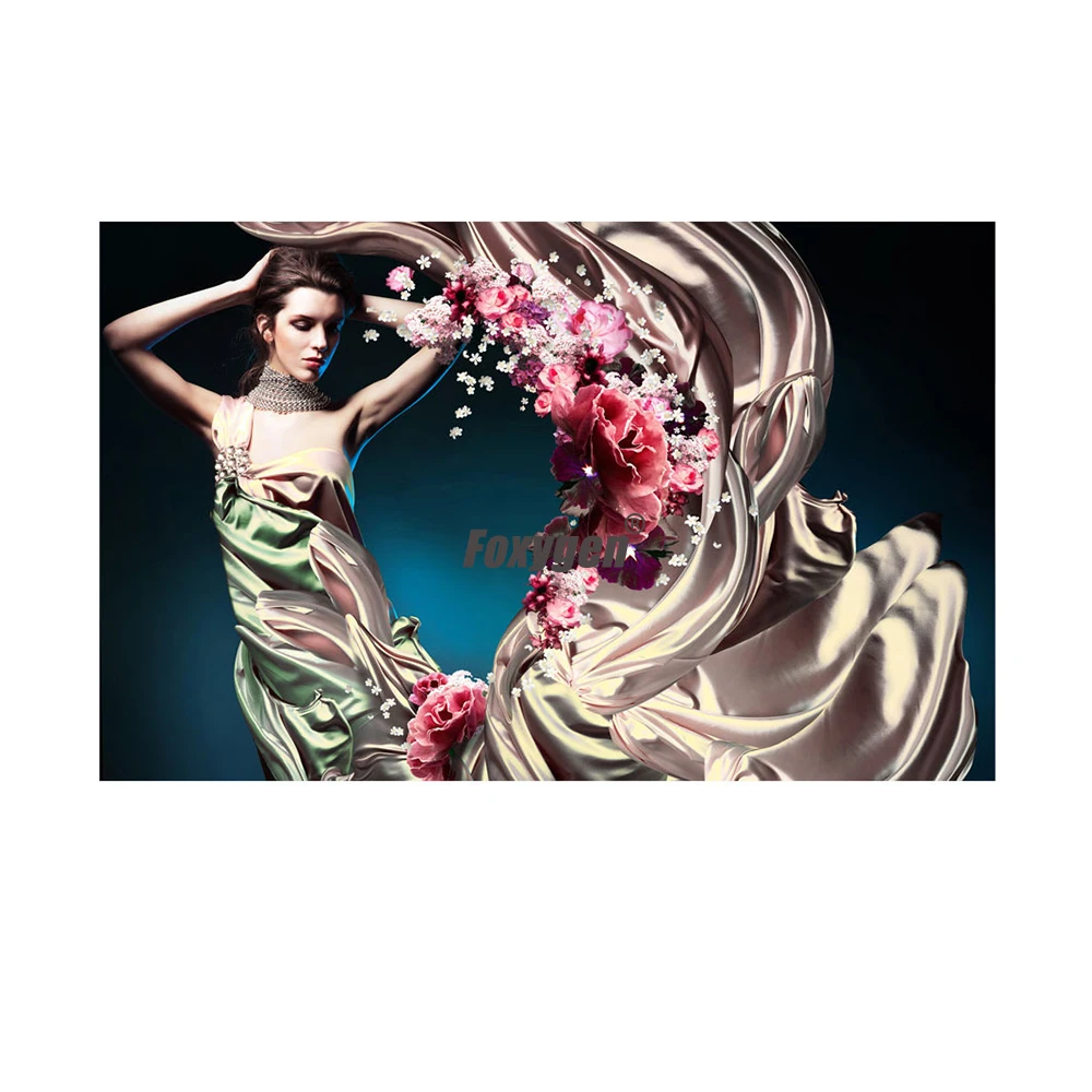 Wholesale Good Price Of 3D Hot Sexy Girl Print Mural Wallpaper Coverings Designs