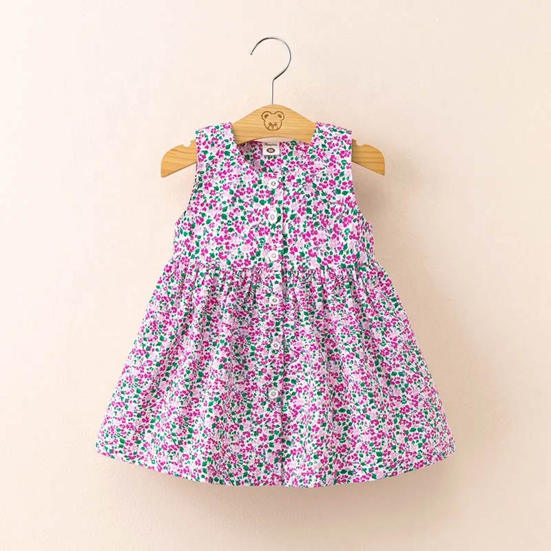 
plaid pattern children pure cotton dress for little girl baby girl dresses 