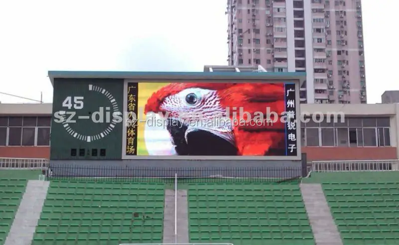 P10 RGB 10000 dot Advertising LED Displays for Financial Trade Center