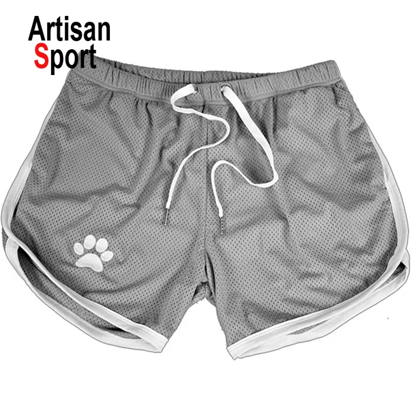 High quality beach shorts Mens summer new fitness shorts Fashion Fast drying gyms Bodybuilding Joggers shorts Slim Sweat pant