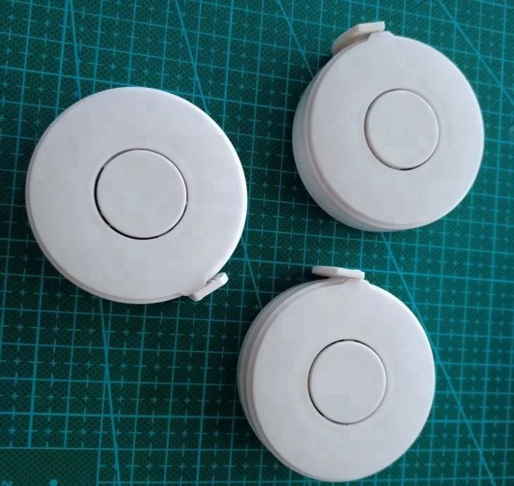 300cm / 120 Inch White Custom Retractable Plastic Tape Measure