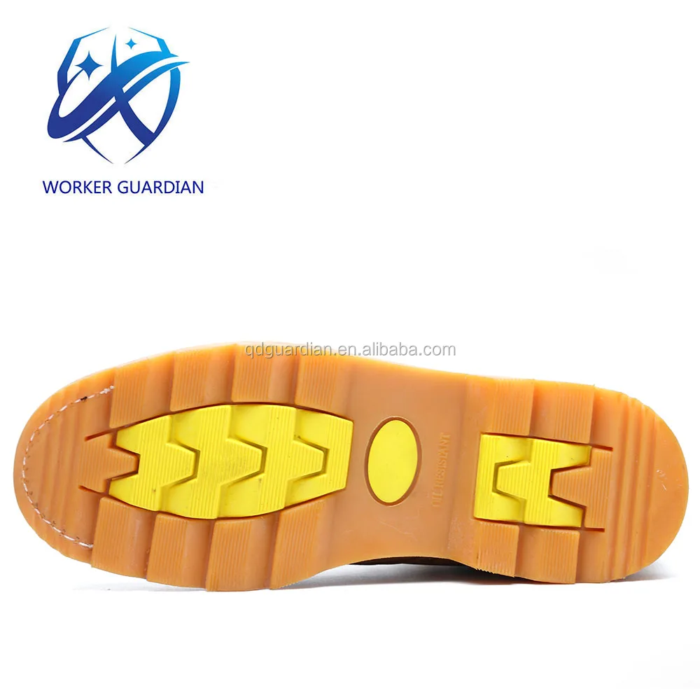 Good Quality Waterproof Nubuck Leather Slipping resistant Outsole Safety Boots With Steel Toe