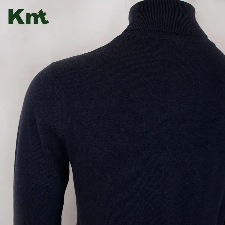 Best quality wholesale computer knitted korean men turtleneck sweater
