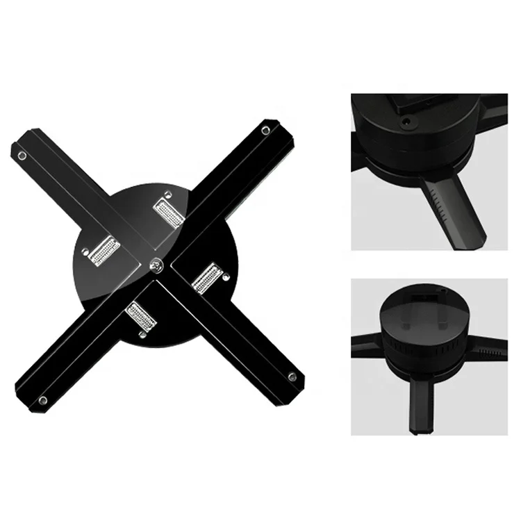 hologramas 3d wall holographic hologram display trade show fan rotating 3d hologram led for sale