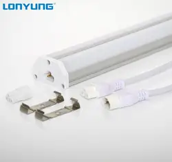 ETL DLC соединяемый двойной T5 Светодиодный линейный светильник 4 фута 1200 мм 30 Вт Светодиодный светильник для магазина