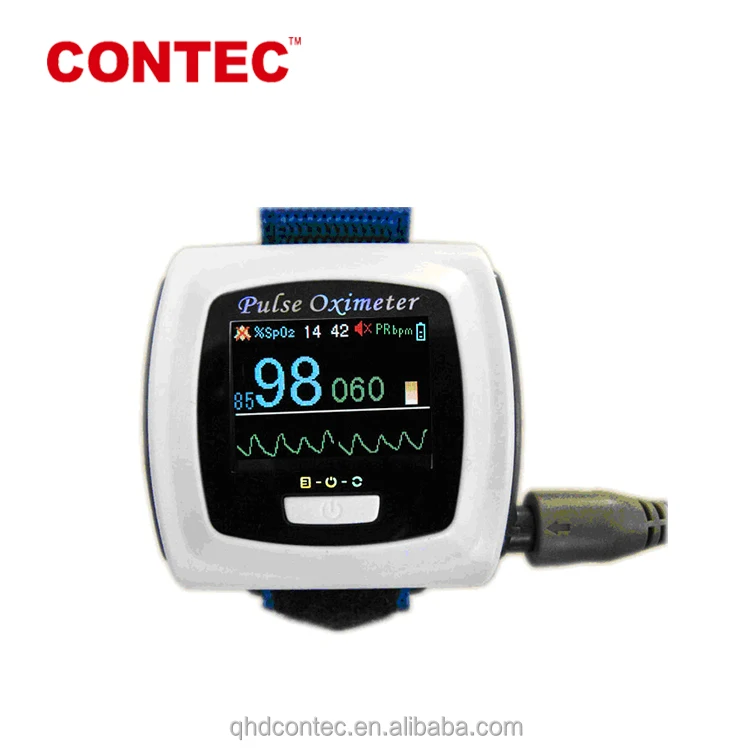 CONTEC CMS50F color display Portable pulse oximeter watch