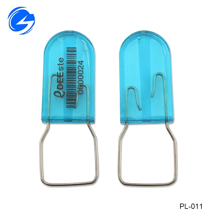 Good User Reputation for Free Samples Bar Coded Padlock And Serial Numbers plastic seal hang seal tag plastic seal security