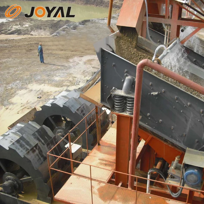 JOYAL sand washing process, sand washing system for sand