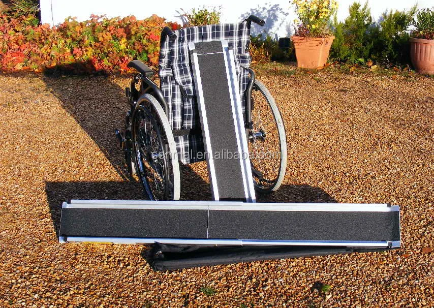 
Aluminium lightweight telescopic wheelchair ramps 2-8 feet 