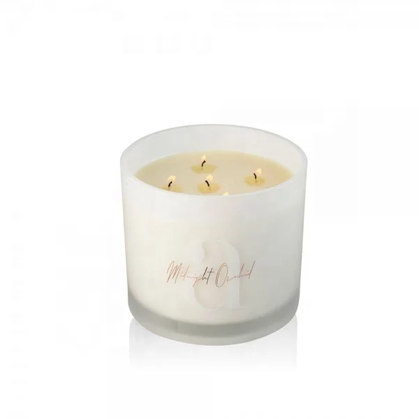 Triple Wicks Customized Scented Candle Aromatherapy Soy Wax Luxury Gift Large 3 Wicks Home Decoration Pillar