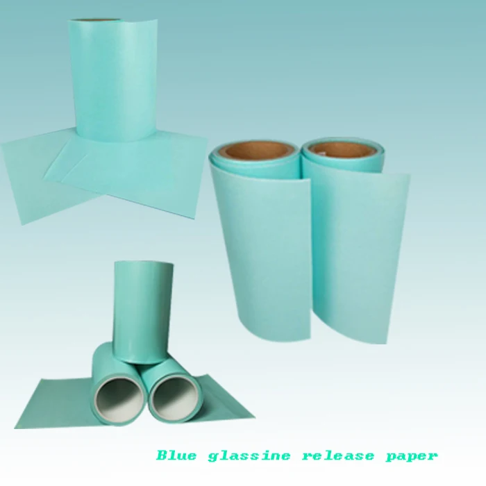 
Hot Sale China Factory Blue Double Side Silicone Coated Release Paper 