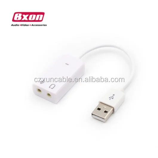Аудио-адаптер для звуковой карты 7 1 внешний USB виртуальный канал с кабелем