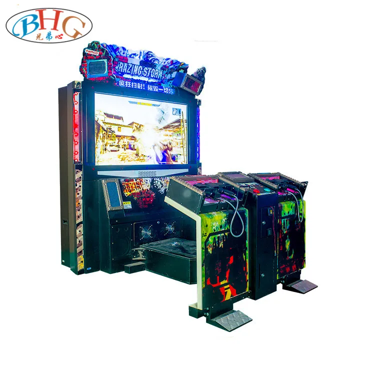 Отличная атака, видеоигры типа razing storm, монетные лазерные стрельбы, аркадные машины