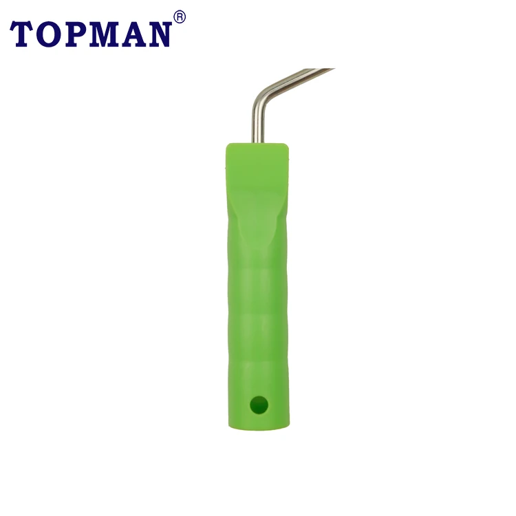 230mm patterned paint roller brush with yellow and white sleeve