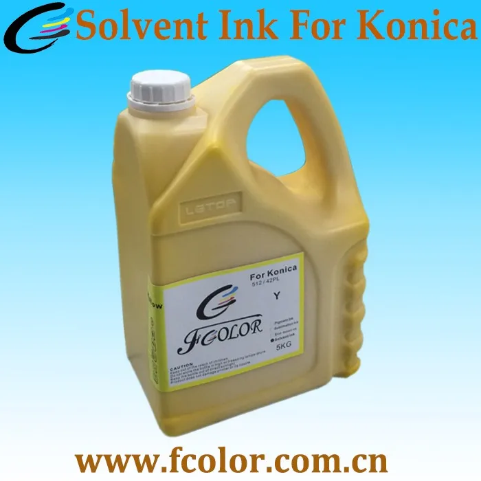 Solvent Ink For Konica 512i 35pl 14pl Printing Inks