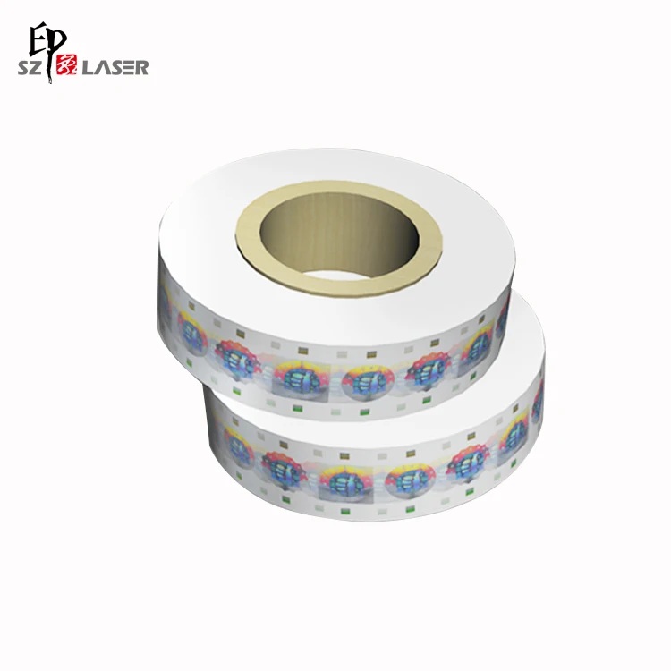 Designated position custom hologram stamp label for decuments protection