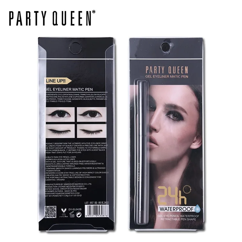 PARTYQUEEN лидер продаж долговечный Водостойкий карандаш для глаз Kohl