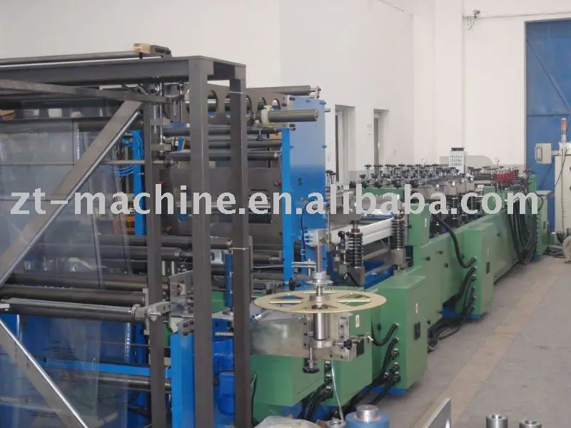 
Gsd600-Lmsc Single Web Zipper & Ultrasonic Wave Three Side Seal Pouch Making Machine 