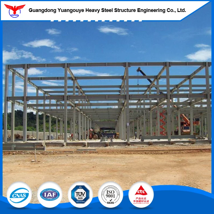 China light steel strucural fabrication prefab building warehouse for steel structure frame