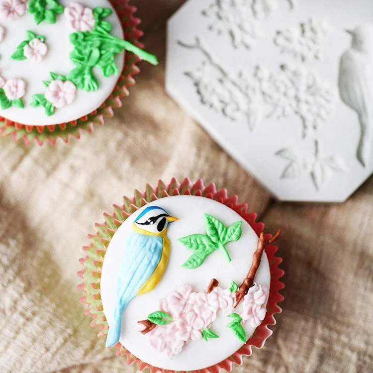 Hot Selling Reusable Silicone Fondant Rose Molds Frame