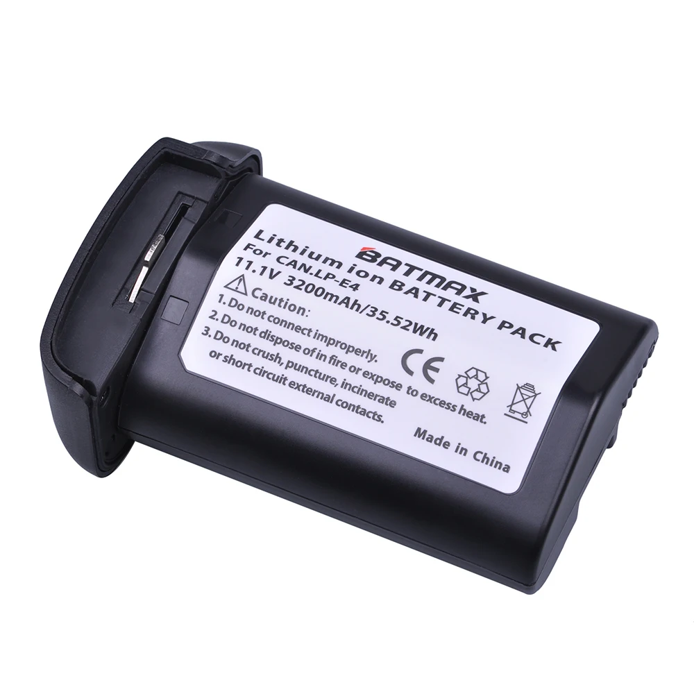 3200mAh LP E4 LP-E4 LPE4N Li-ion Battery for Canon EOS 1D Mark III, IV, 1Ds, C, X camera