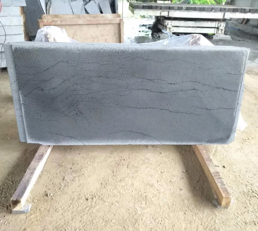 
Hainan black basalt volcanic stone lava stone slabs 