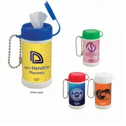 Wholesales Disposable hospital surface alcohol disinfectant wipes/tissues for medical in barrel