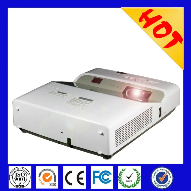 популярные высокого качества короткий бросок проекторы lx325st 3200 люмен полный высокой четкости 3d светодиодный прожектор