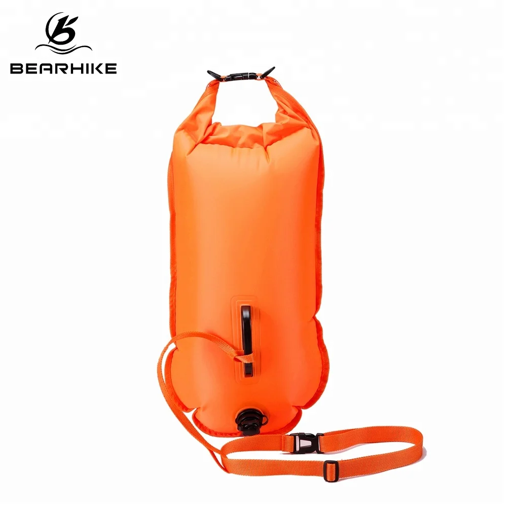 Wholesale Factory Cheap Price Floating Inflatable Open Water Safety Swim Buoy Dry Bag For Swimming Pool