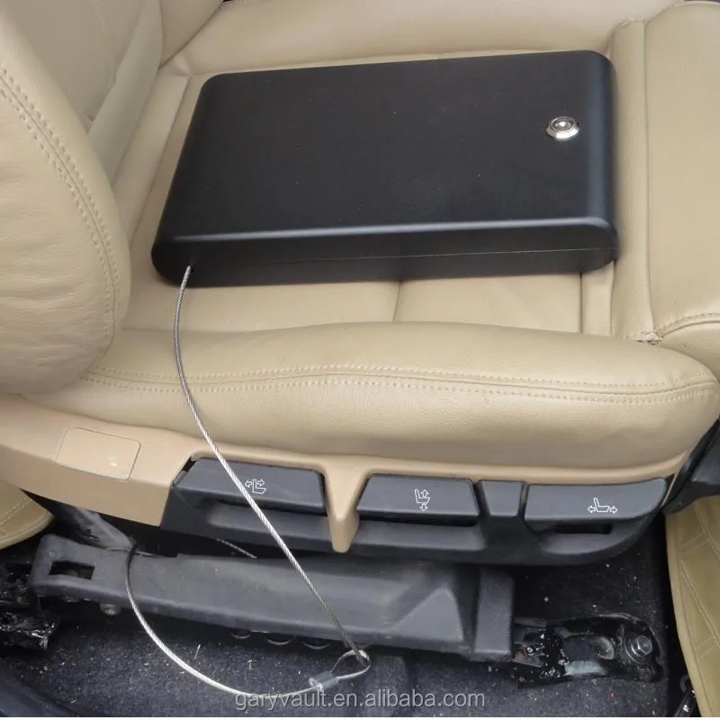 
Wholesale - MK120 microsafe key lock car gun pistol portable security storage steel safe box (mini Ipad box), jewelry box 