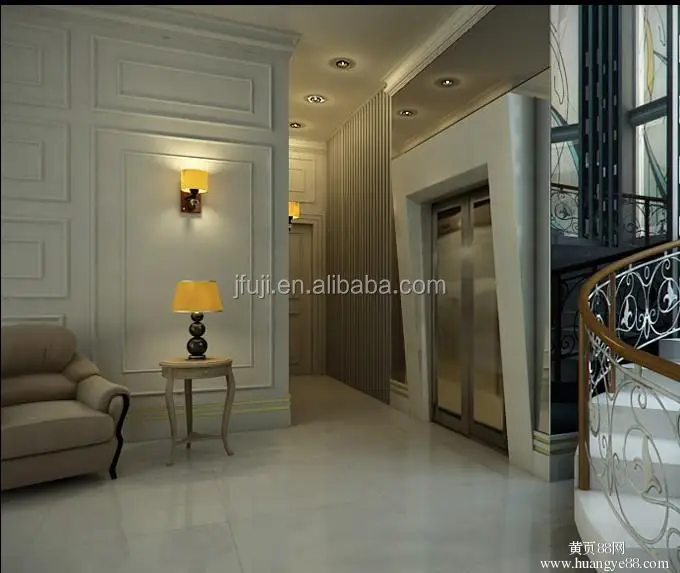 residential elevator price cheap home elevator wooden decoration glass shaft indoor outdoor small elevator