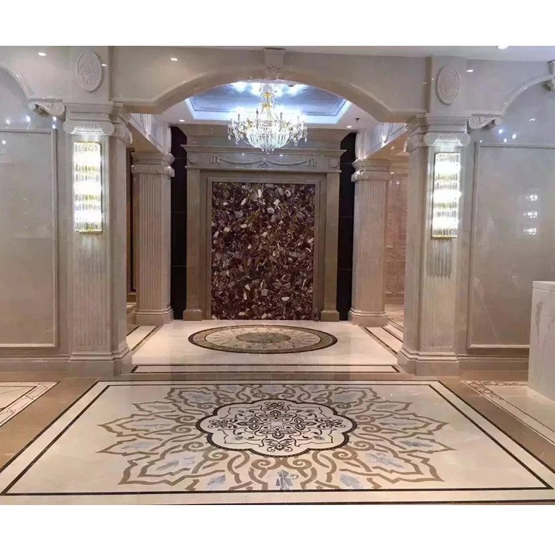 Новый стиль, фантазия, интерьерное украшение, вилла, пол, мраморный узор