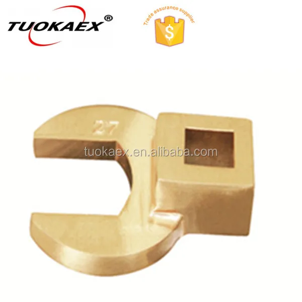 Crow foot wrench non sparking crow foot open end spanner wrench