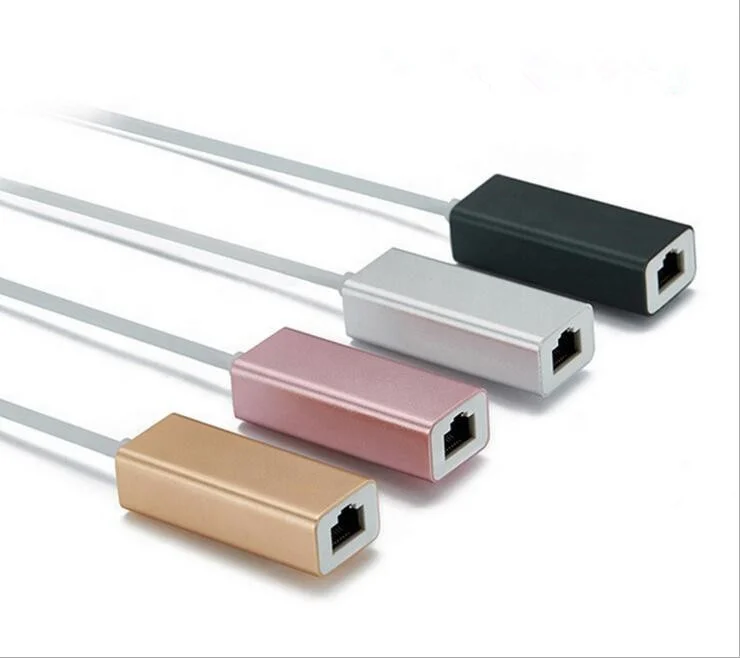 Сетевой адаптер SUNLINE USB C к RJ45 female Lan гигабитный для 100/1000 Мбит/с Ethernet cabl