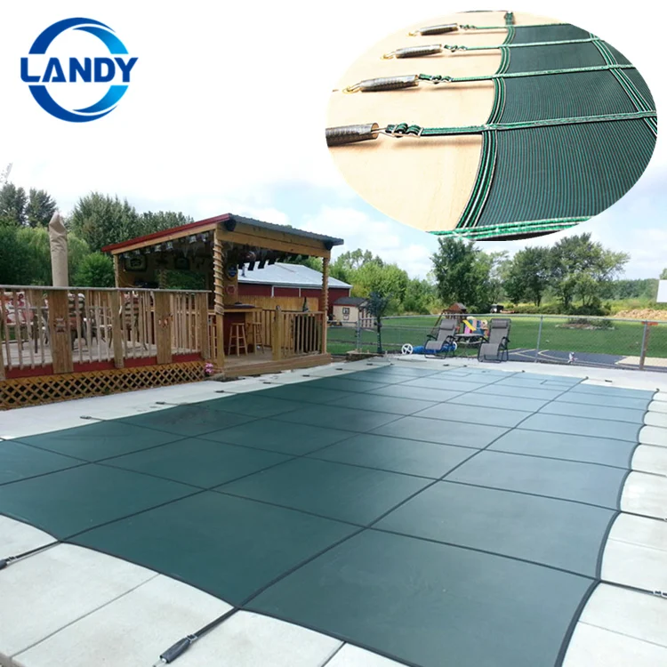 Safety Mesh Overs in Ground Pool for Kidney Shaped Pool 25x45,25x50,30 X 60 Winter for Kids Swimming Pool and any Other Pools