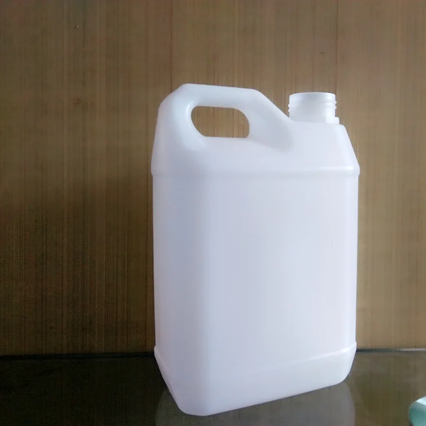 2 litres white colour plastic HDPE container bottle
