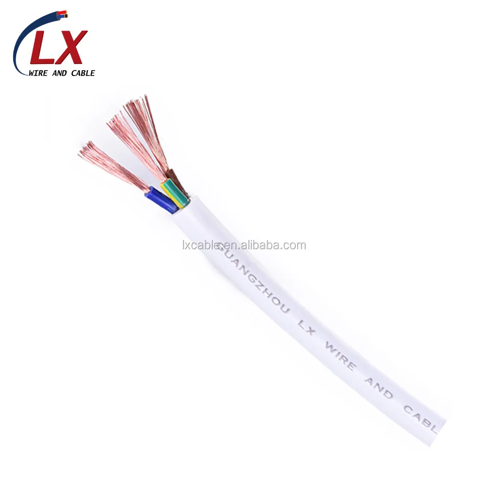 Flexible  3 x 2.5mm  Copper Conductor core Electrical Electric PVC Household Cable Wire For Home Appliance   H05VV-F