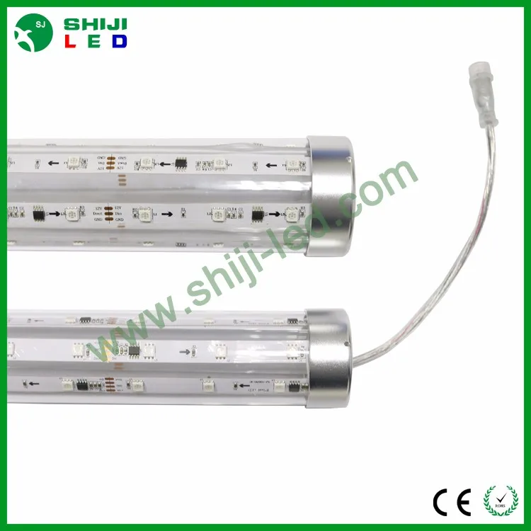 Programmable rgb led pixel light bar 1903 for bumper car 360 degree lighting tube dc12v 5v