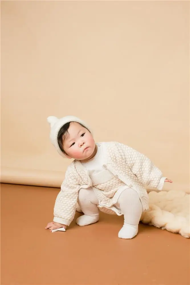2019 Baby Girls Clothes Autumn Winter Newborn Baby Girl Knitted Sweater Cardigan Kids Cotton Infant Baby Clothing for Girls 0-2Y