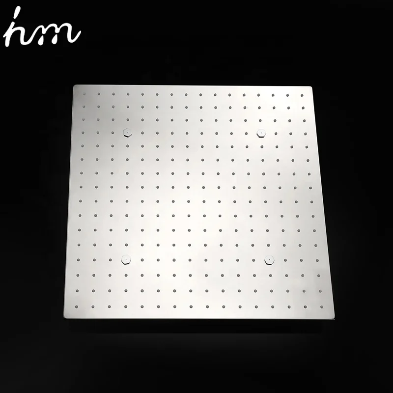 500x500MM Bathroom Led Overhead Shower Stainless Steel Rain Shower Sets