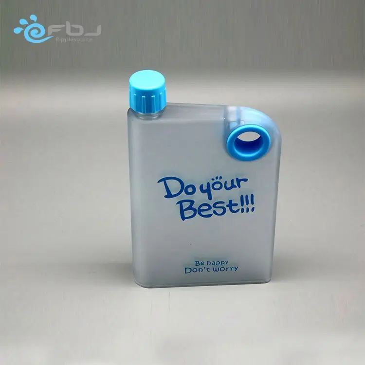 2020 Most Popular and creative Recyclable Plastic mini notebook Water Bottle