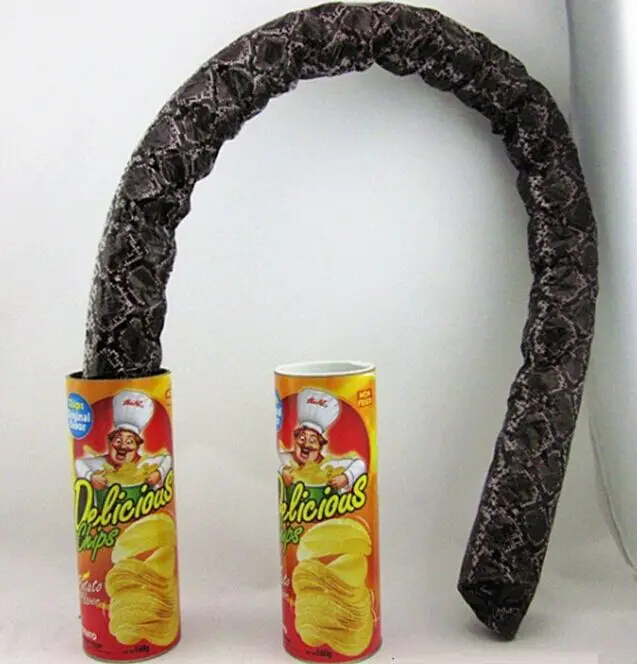 
Tricky toys jumping joking snake chip jumping toys 