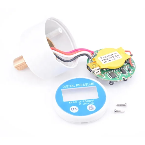Цифровой Манометр 0-30 атм/450psi G1/8 RS232 USB5V на