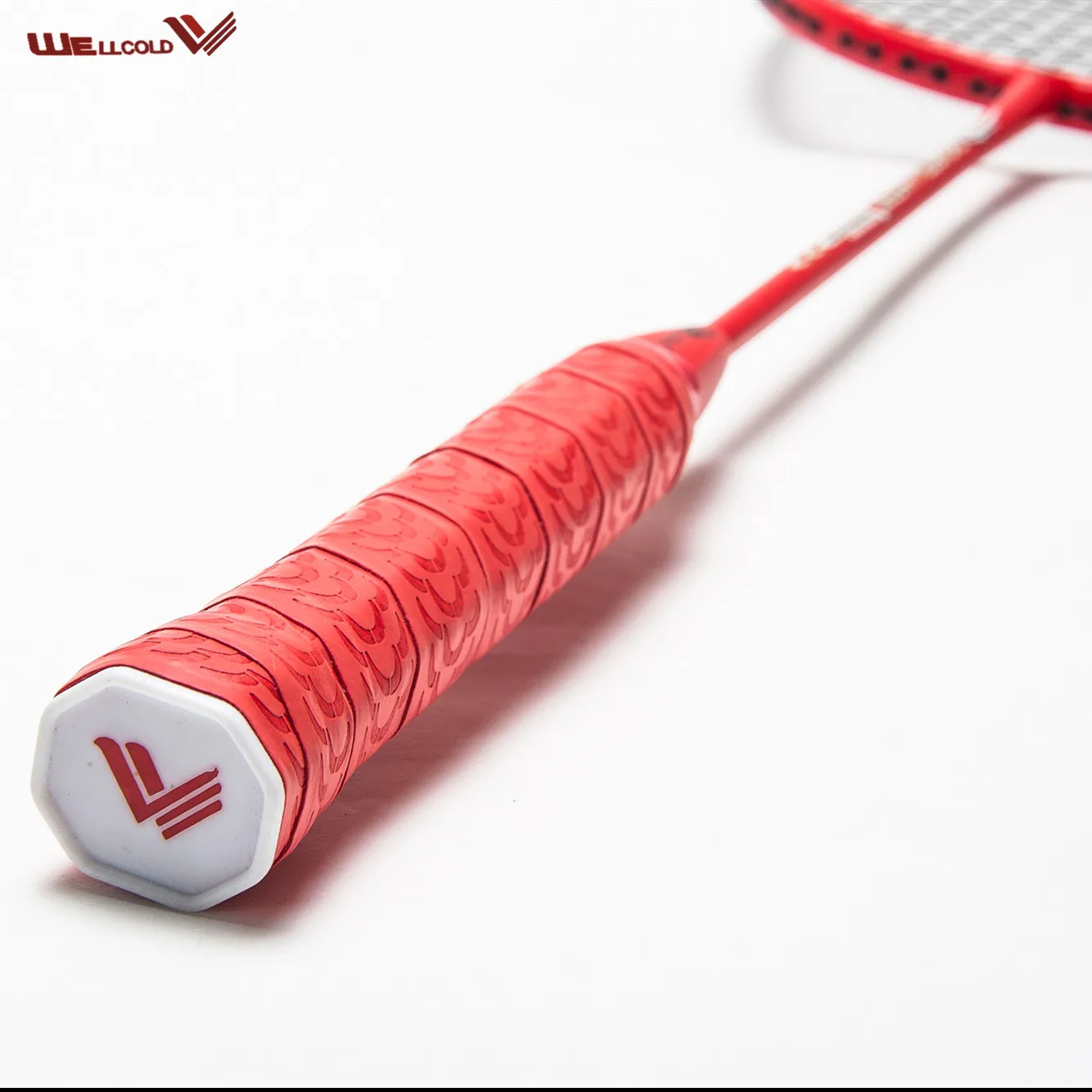 Wellcold professional carbon badminton racket 20lbs badminton racquet sports equipment with grip