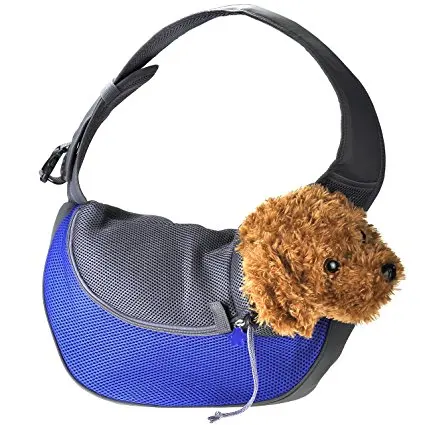 Dog Carrier Sling, Breathable Mesh Pet Sling Carrier for Dogs Cats Puppy