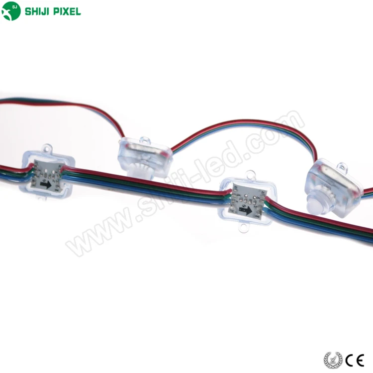 12mm flat digital led pixel string dmx ucs1903 ws2811 mini flat 5V addressable programmable led pixel string light