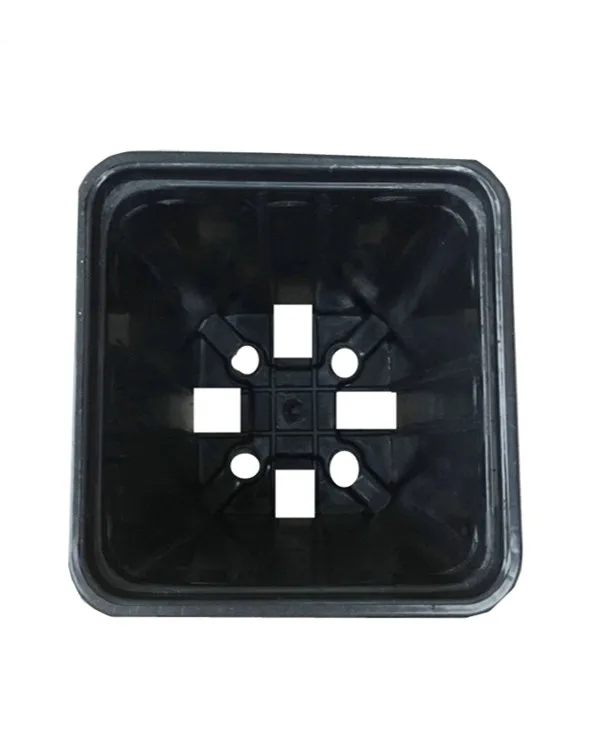 Durable plastic square gardening deep flower pots / square plant pots / resin flower pots