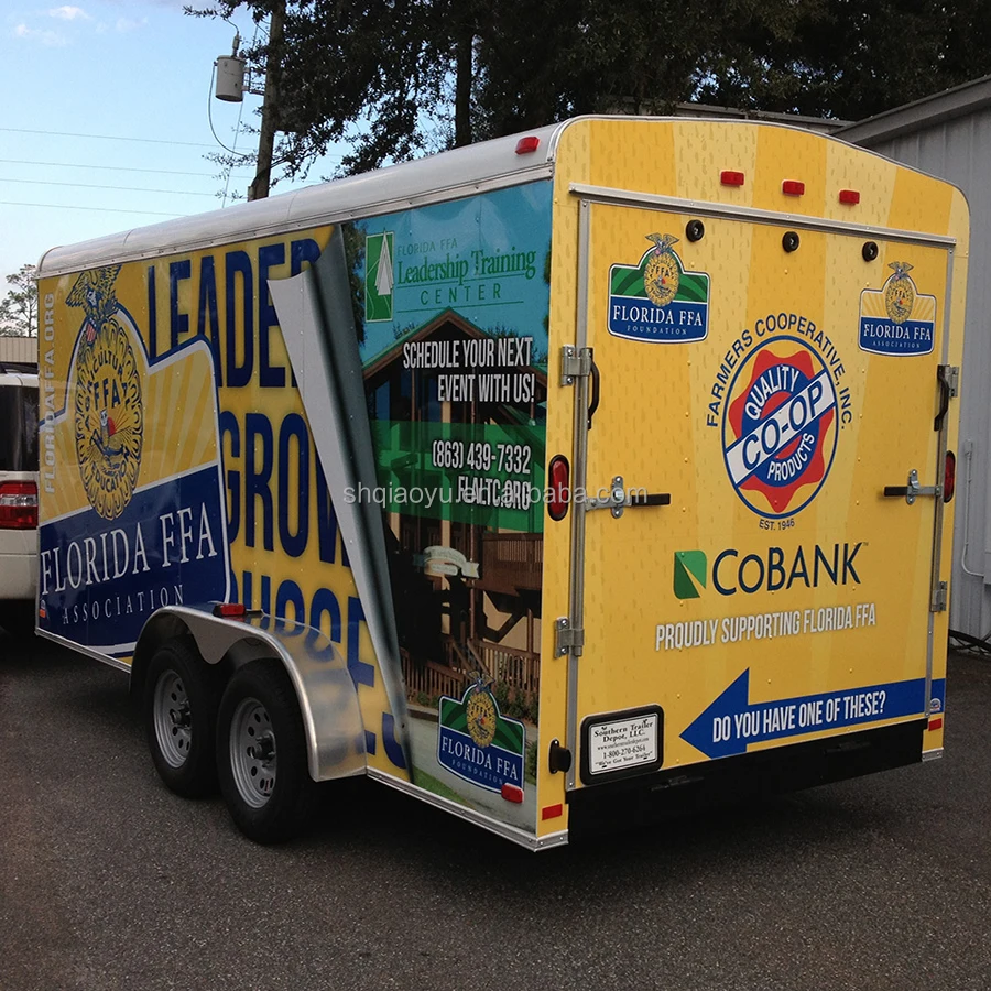 High Quality Custom Digital Print Vinyl Van Advertising Wrap Car Body Sticker